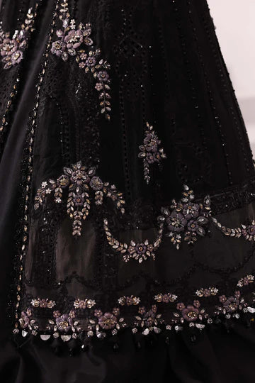 3 Piece Unstitched Embroidered Organza Suit | BD-3004