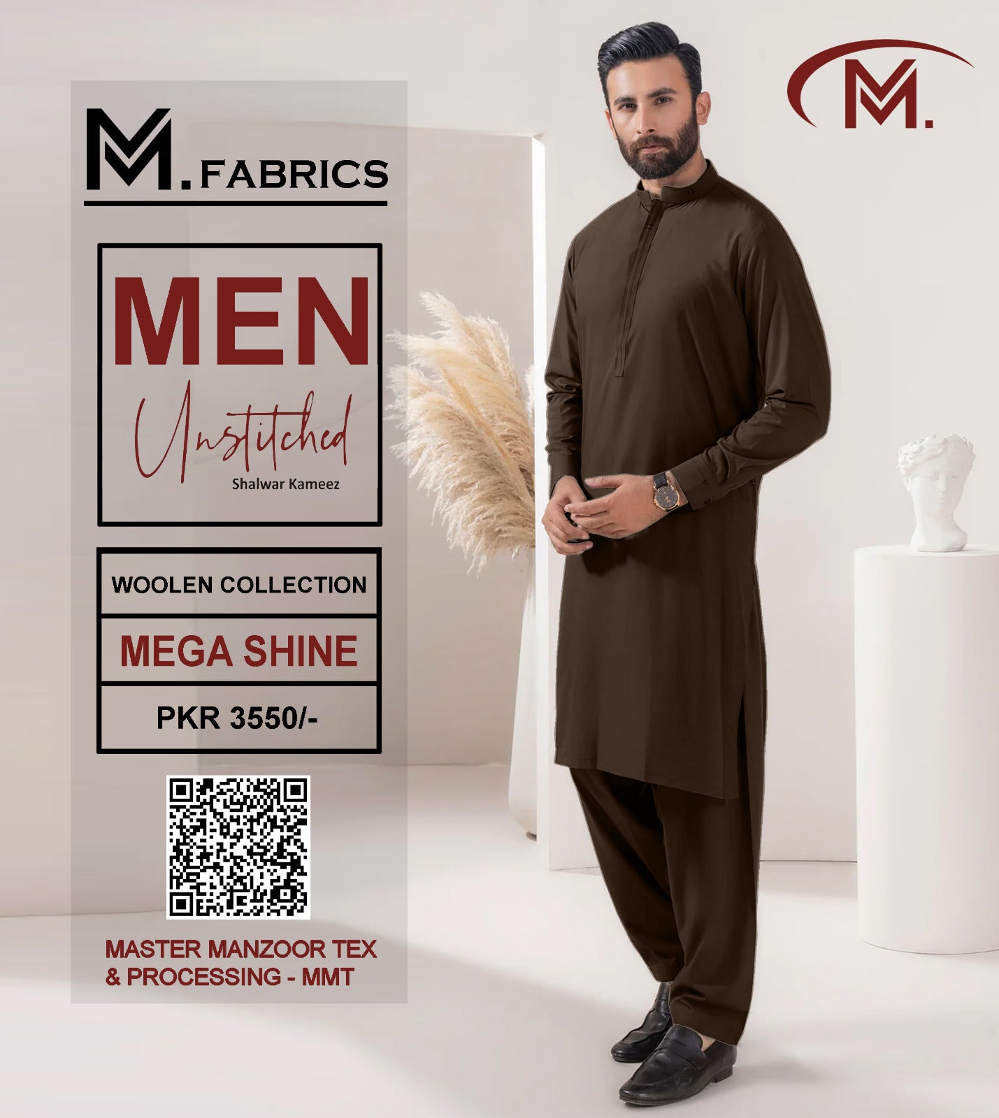 Men Unstitched Woolen Suits