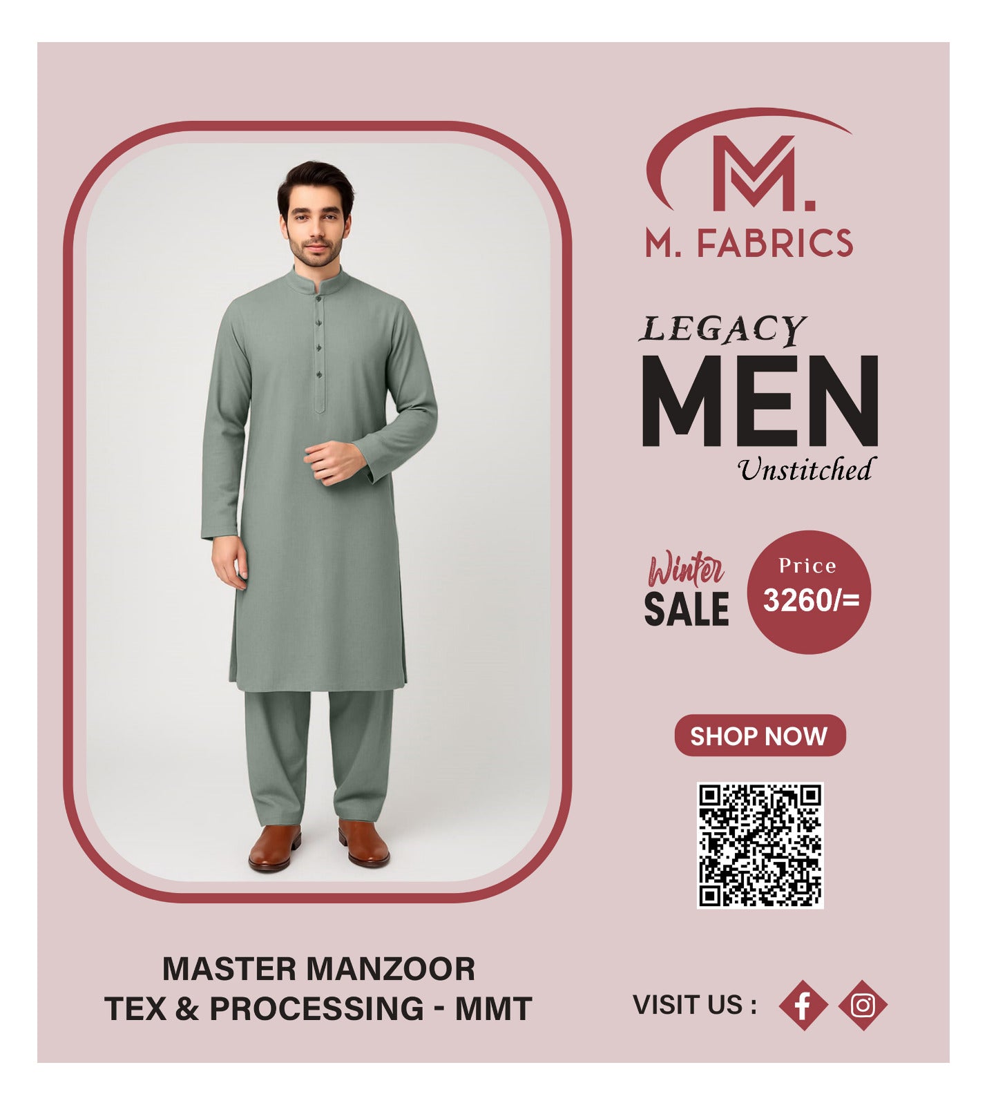 Unstitched Men Premium Legacy Suits