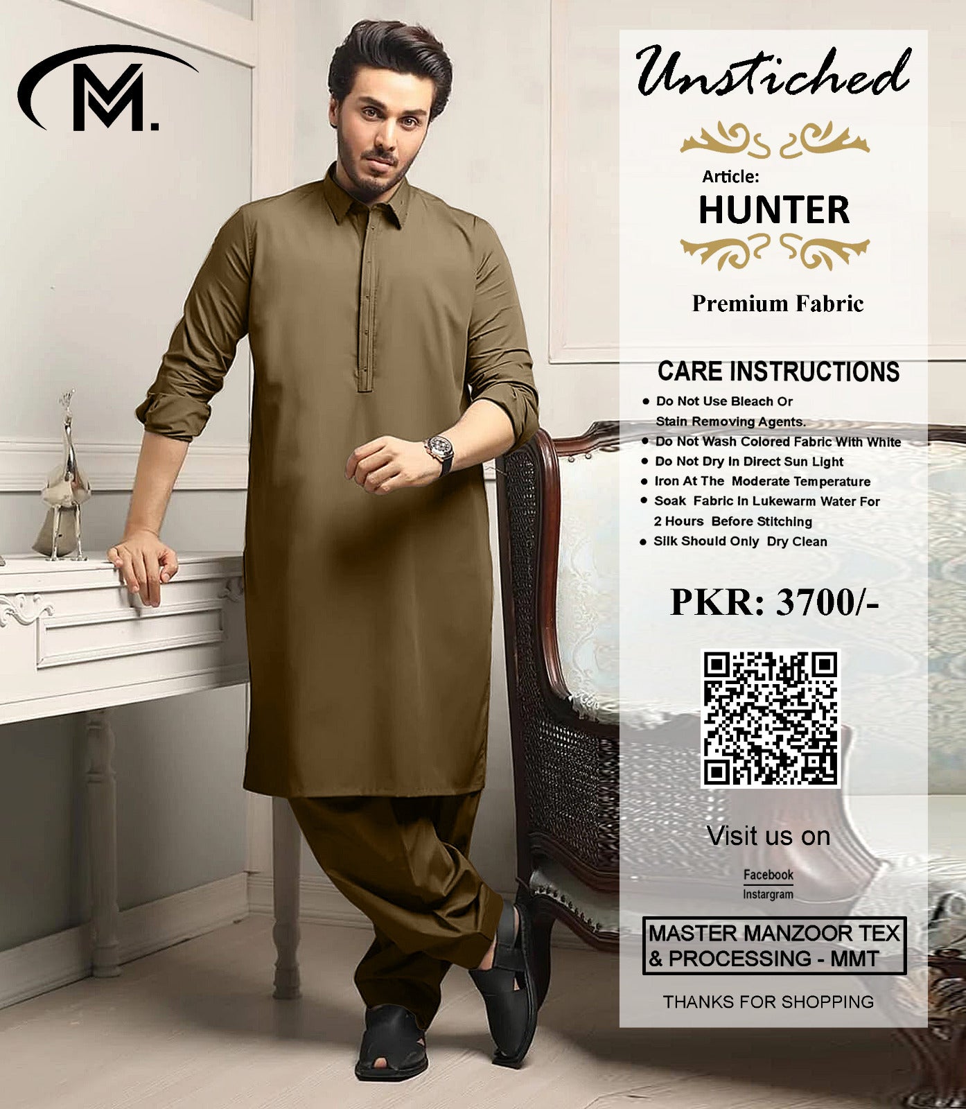Men Premium Quality unstitched Silk Collection