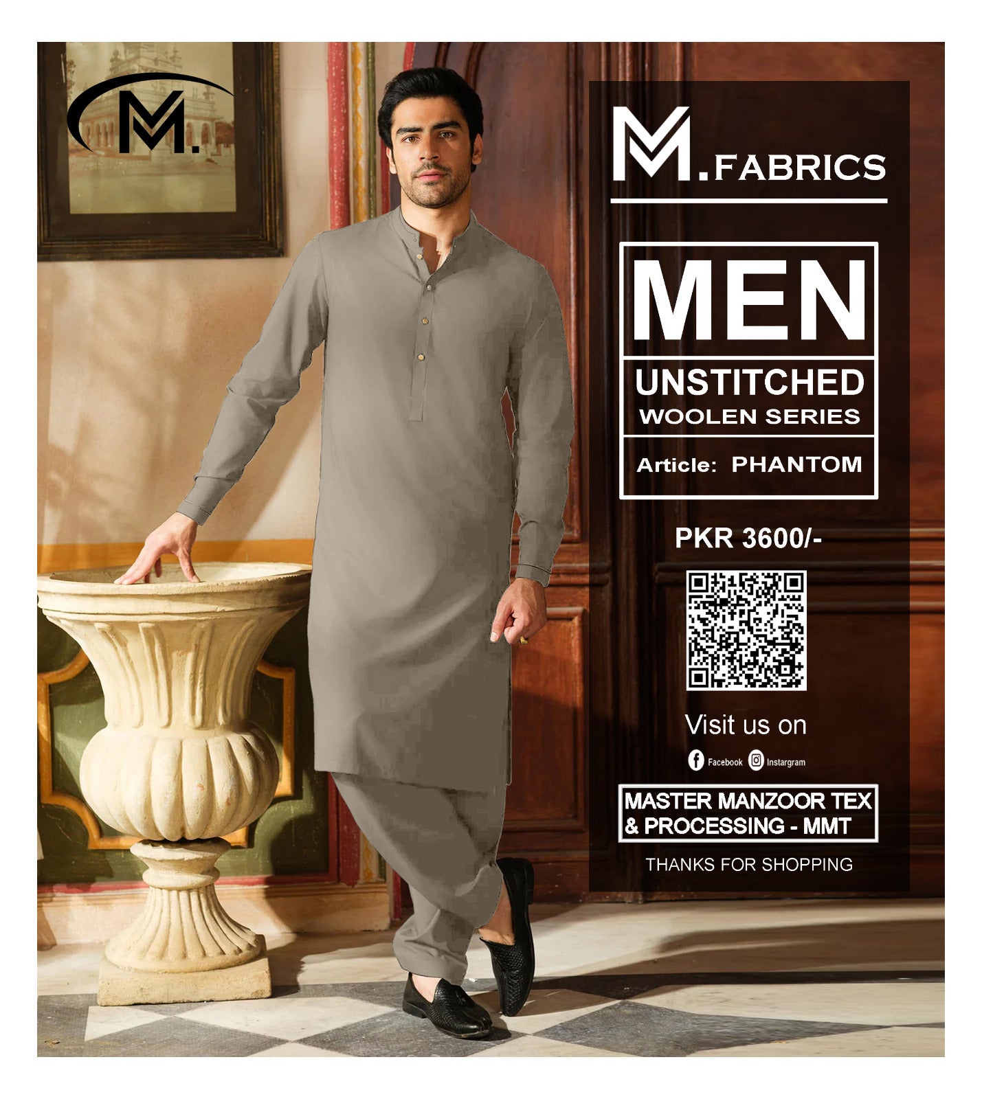 Men Premium Quality unstitched Suit